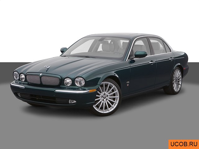 3D модель Jaguar модели XJ 2007 года