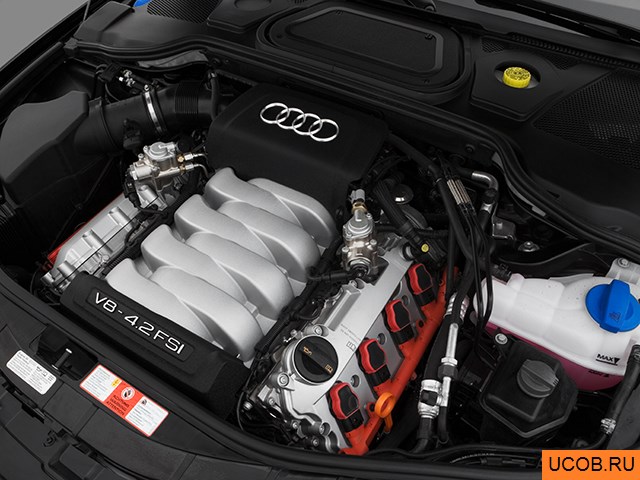 3D модель Audi модели A8 2007 года