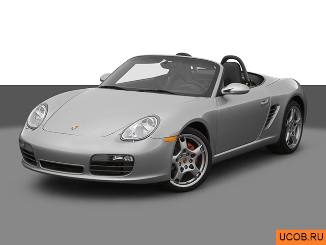 3D модель Porsche модели Boxster 2007 года