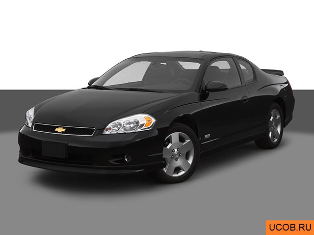 3D модель Chevrolet Monte Carlo 2007 года