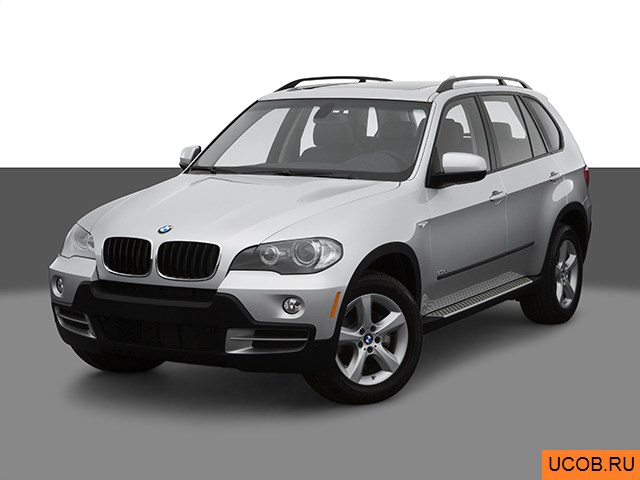 3D модель BMW модели X5 2007 года