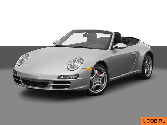 3D модель Porsche 911 (997) 2007 года
