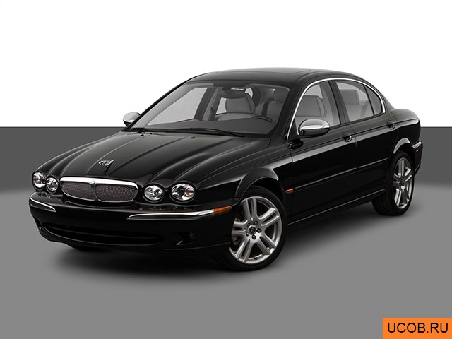 3D модель Jaguar модели X-Type 2007 года