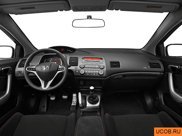 3D модель Honda модели Civic 2007 года