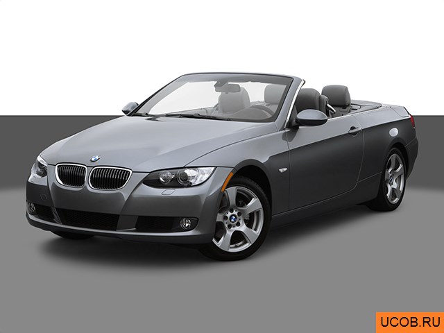 3D модель BMW 3-series 2007 года