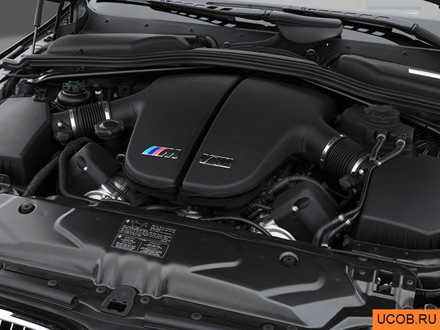 3D модель BMW модели 5-series 2007 года