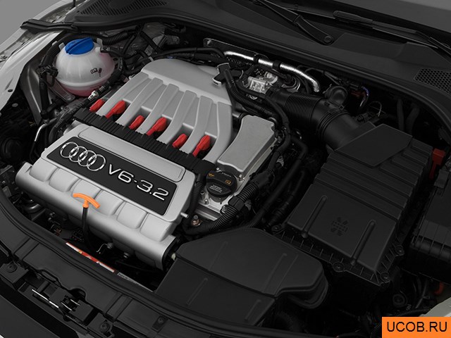 3D модель Audi модели TT Roadster 2008 года