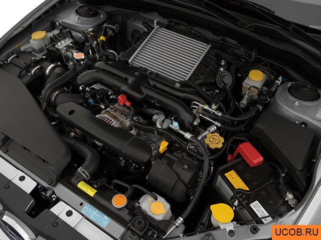 3D модель Subaru модели Impreza 2008 года