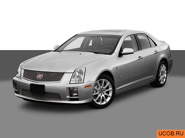 3D модель Cadillac модели STS 2007 года