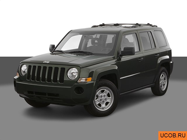 3D модель Jeep модели Patriot 2007 года