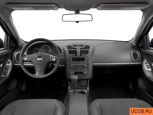 Hatchback 2007 года Chevrolet Malibu Maxx в 3D. Вид водительского места.