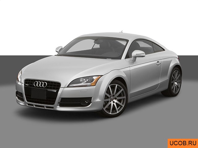 3D модель Audi модели TT 2008 года