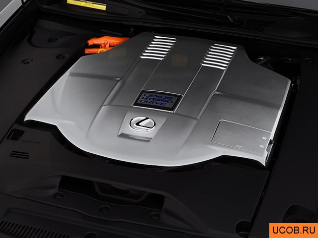 3D модель Lexus модели LS Hybrid 2008 года