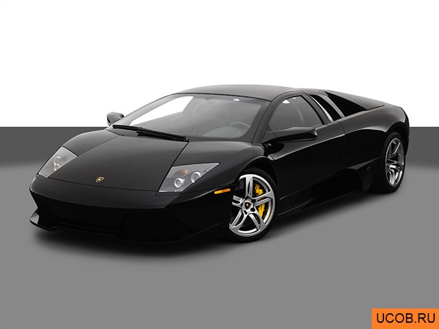 Авто Lamborghini Murcielago 2007 года в 3D