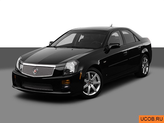 3D модель Cadillac модели CTS 2007 года