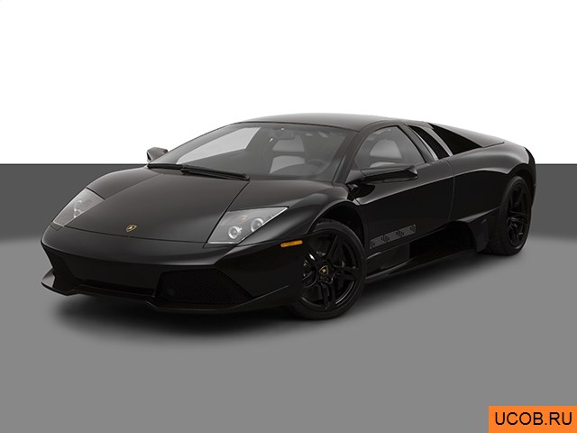 Авто Lamborghini Murcielago 2007 года в 3D