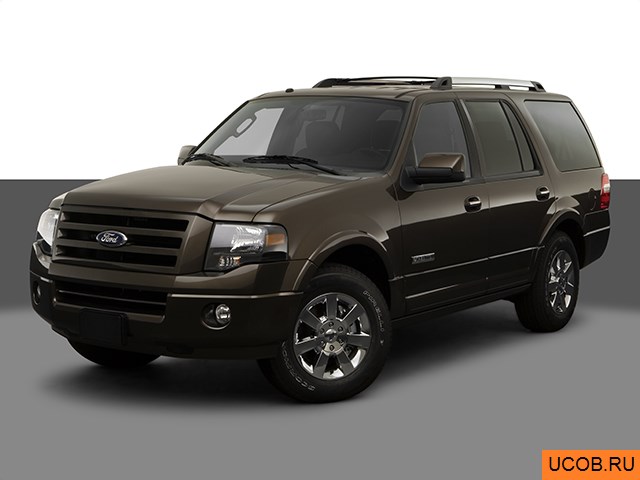 3D модель Ford модели Expedition 2008 года