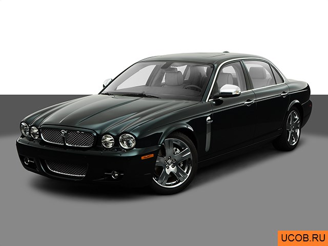 3D модель Jaguar модели XJ 2008 года