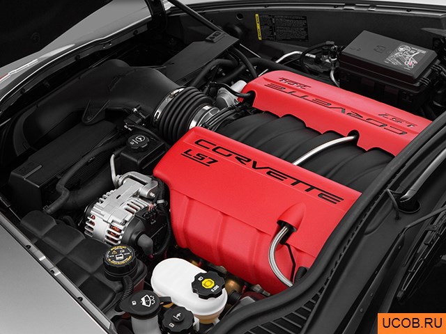 3D модель Chevrolet модели Corvette 2008 года