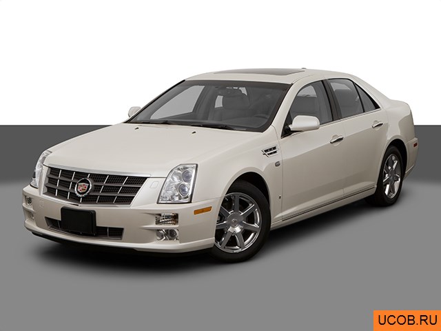 3D модель Cadillac модели STS 2008 года
