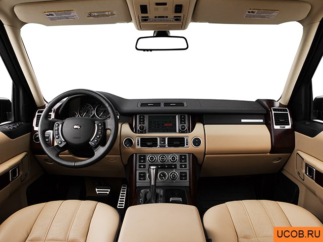 3D модель Land Rover модели Range Rover 2008 года