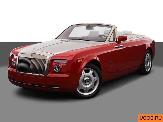 3D модель Rolls-Royce модели Phantom Drophead Coupe 2008 года