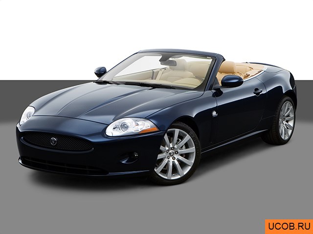 3D модель Jaguar XK 2008 года