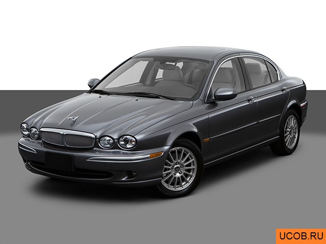 3D модель Jaguar модели X-Type 2008 года