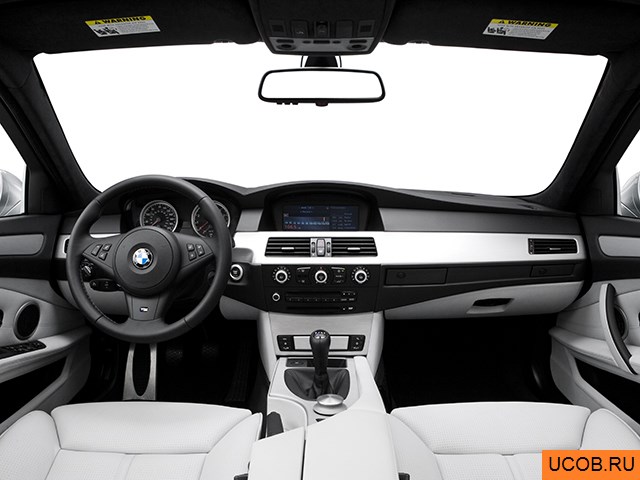 3D модель BMW модели 5-series 2008 года