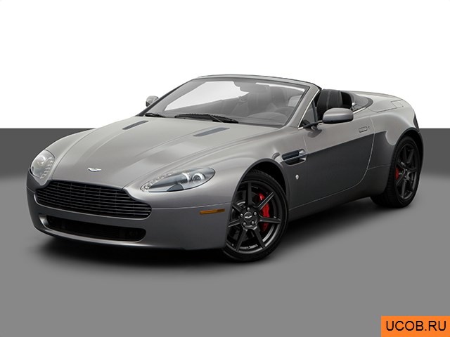 3D модель Aston Martin V8 Vantage 2008 года