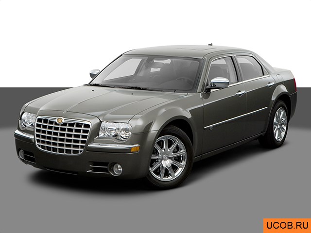 3D модель Chrysler модели 300 2008 года