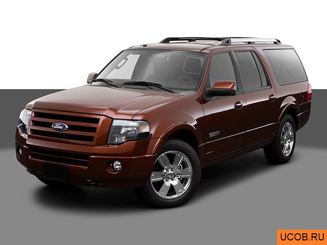 3D модель Ford Expedition EL 2008 года