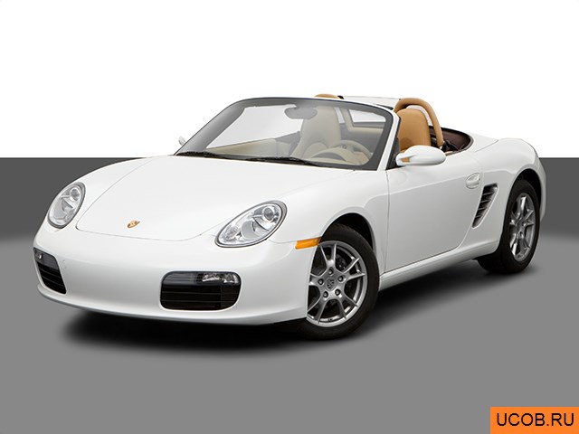 3D модель Porsche модели Boxster 2008 года