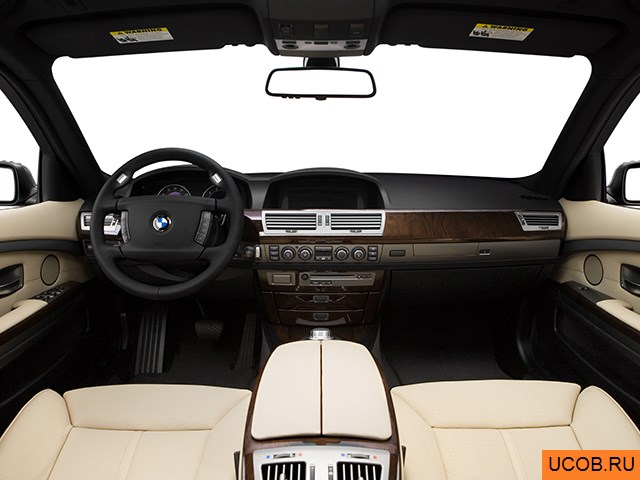3D модель BMW модели 7-series 2008 года