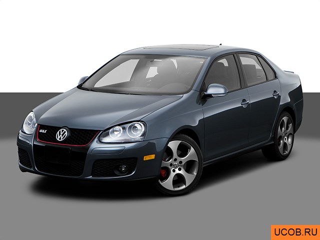 3D модель Volkswagen GLI 2008 года
