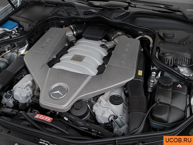3D модель Mercedes-Benz модели CLS-Class 2008 года