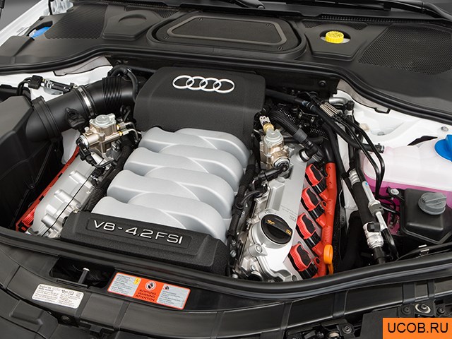 3D модель Audi модели A8 2008 года