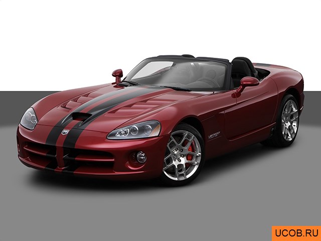 3D модель Dodge Viper 2008 года