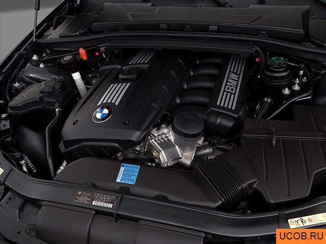 3D модель BMW модели 3-series 2008 года