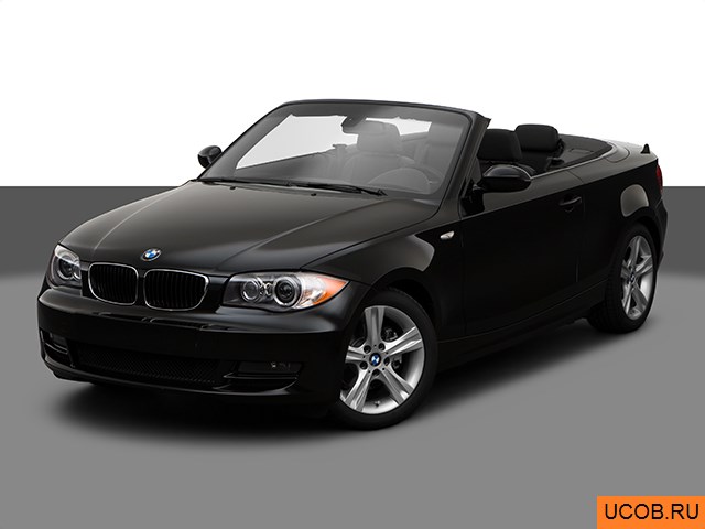3D модель BMW модели 1-series 2008 года