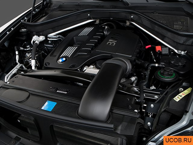 3D модель BMW модели X6 2008 года