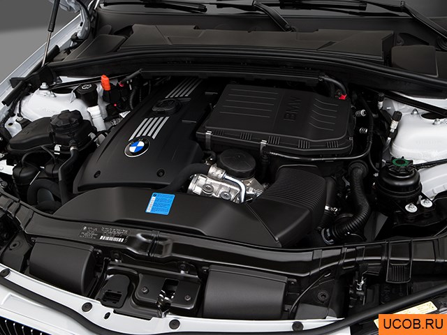 3D модель BMW модели 1-series 2008 года
