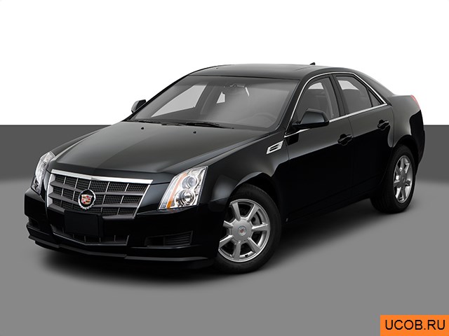 3D модель Cadillac модели CTS 2009 года