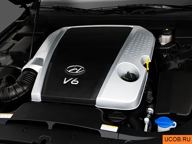 3D модель Hyundai модели Genesis 2009 года