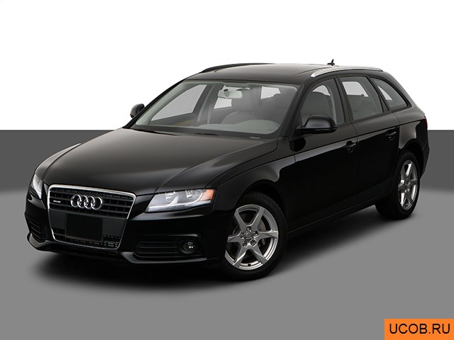 3D модель Audi модели A4 Avant 2009 года
