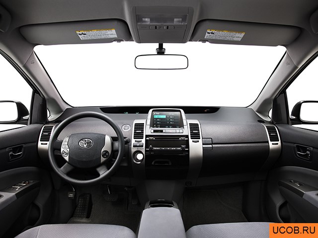 3D модель Toyota модели Prius Hybrid 2009 года