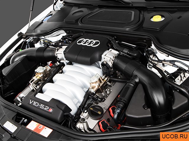 3D модель Audi модели S8 2009 года