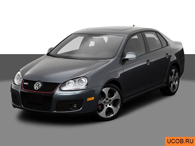 3D модель Volkswagen GLI 2009 года