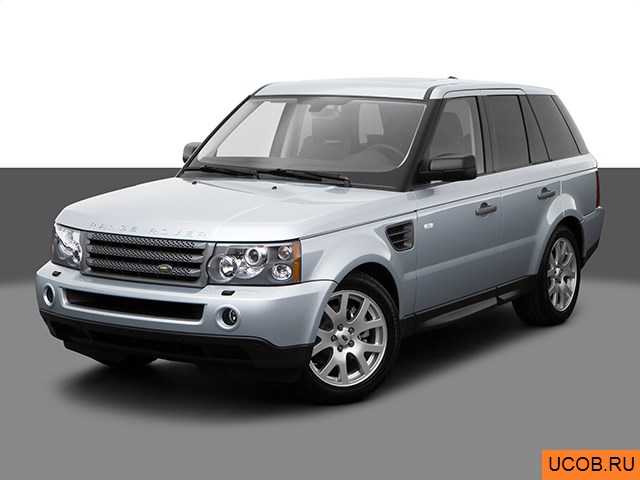 3D модель Land Rover Range Rover Sport 2009 года