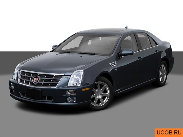 3D модель Cadillac модели STS 2009 года
